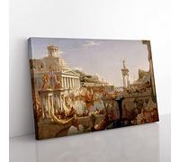 Big Box Art Thomas Cole Course of Empire Canvas Wall Art Print Ready to Hang Picture, 76 x 50 cm (30 x 20 Inch), Multi-Coloured