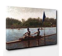 Big Box Art Thomas Eakins The Biglin Brothers Turning The Stake Canvas Wall Art Print Ready to Hang Picture, 30 x 20 Inch (76 x 50 cm), Multi-Coloured