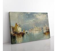 Big Box Art Thomas Moran The Palace of Cortez Canvas Wall Art Print Ready to Hang Picture, 76 x 50 cm (30 x 20 Inch), Multi-Coloured