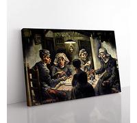 Big Box Art Vincent Van Gogh Potato Eaters Canvas Wall Art Print Ready to Hang Picture, 76 x 50 cm (30 x 20 Inch), Multi-Coloured
