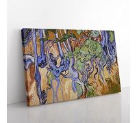 Big Box Art Vincent Van Gogh Tree Roots Canvas Wall Art Print Ready to Hang Picture, 76 x 50 cm (30 x 20 Inch), Multi-Coloured