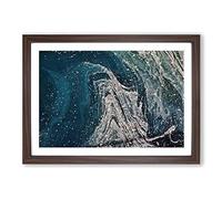 Big Box Art Way to My Dreams in Abstract Framed Wall Art Picture Print Ready to Hang, Walnut A2 (62 x 45 cm)