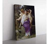 Big Box Art William Adolphe Bouguereau Levil du Coer Canvas Wall Art Print Ready to Hang Picture, 76 x 50 cm (30 x 20 Inch), Multi-Coloured