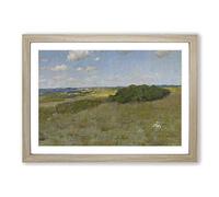 Big Box Art William Merritt Chase Sunlight and Shadow Shinnecock Hills Framed Wall Art Picture Print Ready to Hang, Oak A2 (62 x 45 cm)