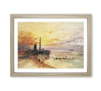 Big Box Art Yarmouth Harbour Norfolk Framed Print A2 Oak