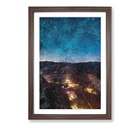 Big Box Art Yosemite National Park Vol.3 Painting Framed Wall Art Picture Print Ready to Hang, Walnut A2 (62 x 45 cm)