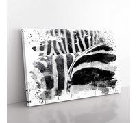 Big Box Art Zebra Stripes (1) V3 Canvas Wall Art Print Ready to Hang Picture, 76 x 50 cm (30 x 20 Inch), Multi-Coloured
