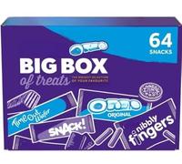 Big Box Treats Chocolate Bars Time Outs Nibbly Fingers 64 Snacks (Pack Of 1) "Taste the sweetness in every bite" For All Occasions