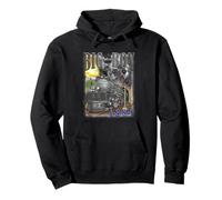 Big Boy 4014 Steam Locomotive Vintage Railroad Train Engine Pullover Hoodie