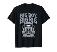 Big Boy Big Rig Truck Driver Skull Mechanic Driver LKW Tee T-Shirt