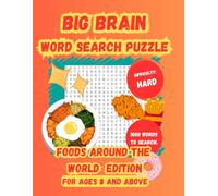 Big Brain Word Search puzzle: Foods around the world Edition (1000 words)