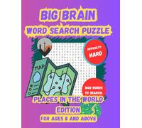 Big Brain Word Search puzzle: Places in the world (1000words)