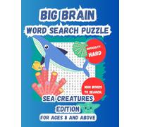 Big Brain Word Search Puzzle: Sea Creatures Edition (1000 Words)