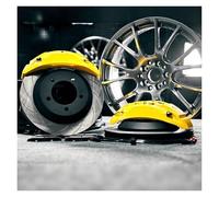 Big Brake Caliper Kit 4pot Includes Brake Caliper, Brake Disc And Brake Pad Compatible for Buick ENVISION Front Brake Kit 18 Inch(A Pair Brake Pads)