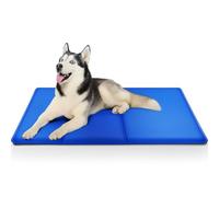 Big Brands Direct Pet Cooling Mat for Dogs & Cats - Blue Non-Toxic Gel Pad for Summer Relief - Portable, Easy to Clean - (44x64 cm)