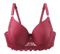 Big Breast Push Up Bra Large Size Lingerie Full Figure Underwire with Full Cup Design Wide Shoulder Band 100C-115C Big Breasted Bra with Steel Rims