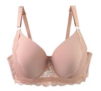 Big Breast Push Up Bra Large Size Lingerie Full Figure Underwire with Full Cup Design Wide Shoulder Band 100C-115C Big Breasted Bra with Steel Rims