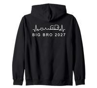 Big Bro 2027 Baby Pregnancy Announcement for Big Brothers Zip Hoodie