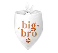Big Bro Dog Bandana Baby Announcement Dog Bandana White Dog Bandana Pregnancy Announcement Photo Prop Pet Scarf Accessories for Pet Dog Lovers Gifts