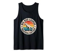 Big Bro Saurus Original Edition Retro Dinosaur Tank Top