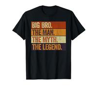 Big bro the Man the Myth the Legend Funny Retro Brother T-Shirt