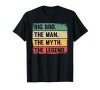 Big Bro The Man The Myth The Legend - Retro Gift for Big Bro T-Shirt