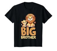 Big Brother 2025 Lion Big Bro T-Shirt, Youth, Black, 2T
