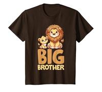 Big Brother 2025 Lion Big Bro T-Shirt, Youth, Brown, Small