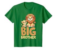 Big Brother 2025 Lion Big Bro T-Shirt, Youth, Kelly Green, Medium