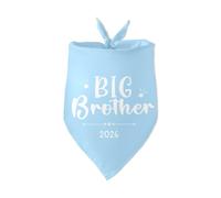Big Brother 2026 Dog Bandana Blue Pet Dog Scarf Accessories Baby Announcement Pet Bandanas Gender Reveal Photo Prop Accessories for Pet Lovers Owner Gift