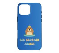 Big Brother Again Cute Bear Bath Announcement Case for iPhone 16 Pro Max