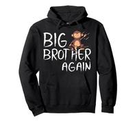 Big Brother Again Shirt Monkey for Boys and Toddler Pullover Hoodie