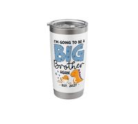 Big Brother Dinosaur Going to Be a Big Brother Again 2027 Stainless Steel Insulated Tumbler
