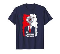 Big Brother is Watching You T-Shirt, Men, Navy Blue, X-Large