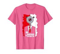 Big Brother is Watching You T-Shirt, Men, Pink Heather, X-Large