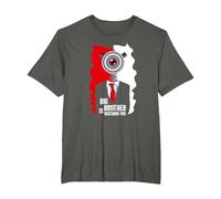 Big Brother is Watching You T-Shirt, Men's Big and Tall, Asphalt Grey, 2X Tall