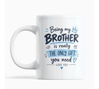 Big Brother Mug - Funny Birthday Gift for Brother from Sister | Ceramic