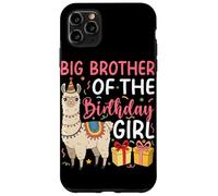 Big Brother of the Birthday Girl Llama Birthday Party Case for iPhone 11 Pro Max