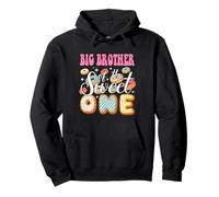 Big Brother Of The Sweet One 1St Birthday Donut Party Family Pullover Hoodie