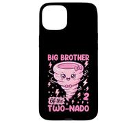 Big Brother Of The Two-Nado Cute Pun 2nd Birthday Theme Case for iPhone 15 Plus