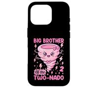 Big Brother Of The Two-Nado Cute Pun 2nd Birthday Theme Case for iPhone 16 Pro
