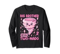 Big Brother of The Two-Nado Cute Pun 2nd Birthday Theme Long Sleeve T-Shirt