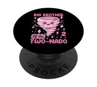Big Brother Of The Two-Nado Cute Pun 2nd Birthday Theme PopSockets Adhesive PopGrip
