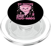 Big Brother Of The Two-Nado Cute Pun 2nd Birthday Theme PopSockets PopGrip for MagSafe