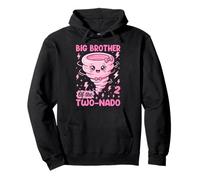 Big Brother Of The Two-Nado Cute Pun 2nd Birthday Theme Pullover Hoodie
