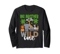 Big Brother of The Wild One Jungle Safari Animal Long Sleeve T-Shirt