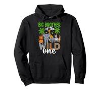 Big Brother of the Wild One Jungle Safari Animal Pullover Hoodie