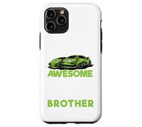 Big Brother Promoted Awesome Race Car Bro Baby Announcement Case for iPhone 11 Pro