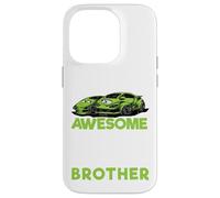 Big Brother Promoted Awesome Race Car Bro Baby Announcement Case for iPhone 14 Pro