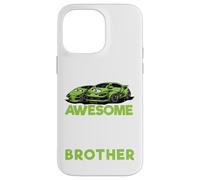 Big Brother Promoted Awesome Race Car Bro Baby Announcement Case for iPhone 14 Pro Max